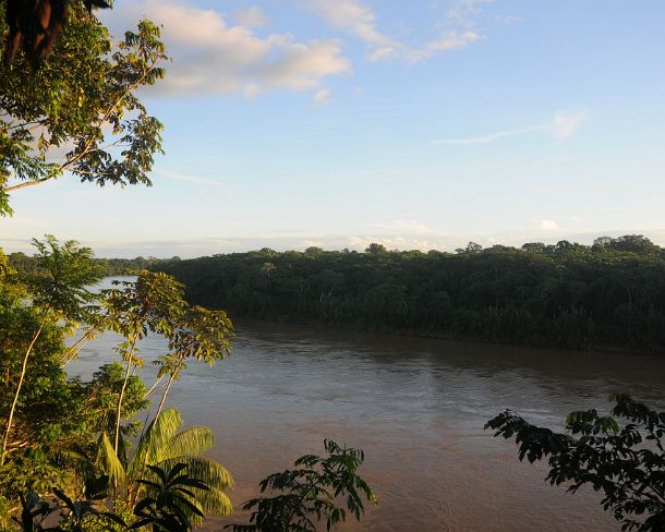 sm_peN769 Tambopata river scenery, Tambopata National Reserve, Madre de Dios region, Peru