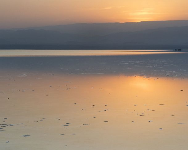 sm1gva_ET_cx4110_g Lake Assale, at dusk, Danakil depression, Afar Triangle, Ethiopia