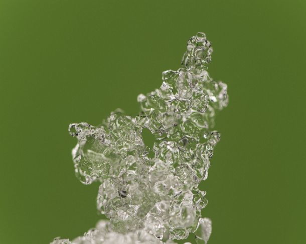 smGVA_MSC_4s6525_-g Macro of icy snow in front of colored background, Valais, Switzerland